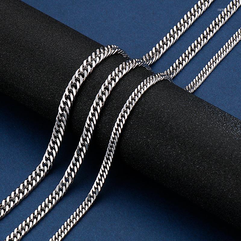 

Chains HaoYi Stainless Steel Link Chain Necklace For Men Fashion Hip Hop Rock Charm Jewelry Wholesale