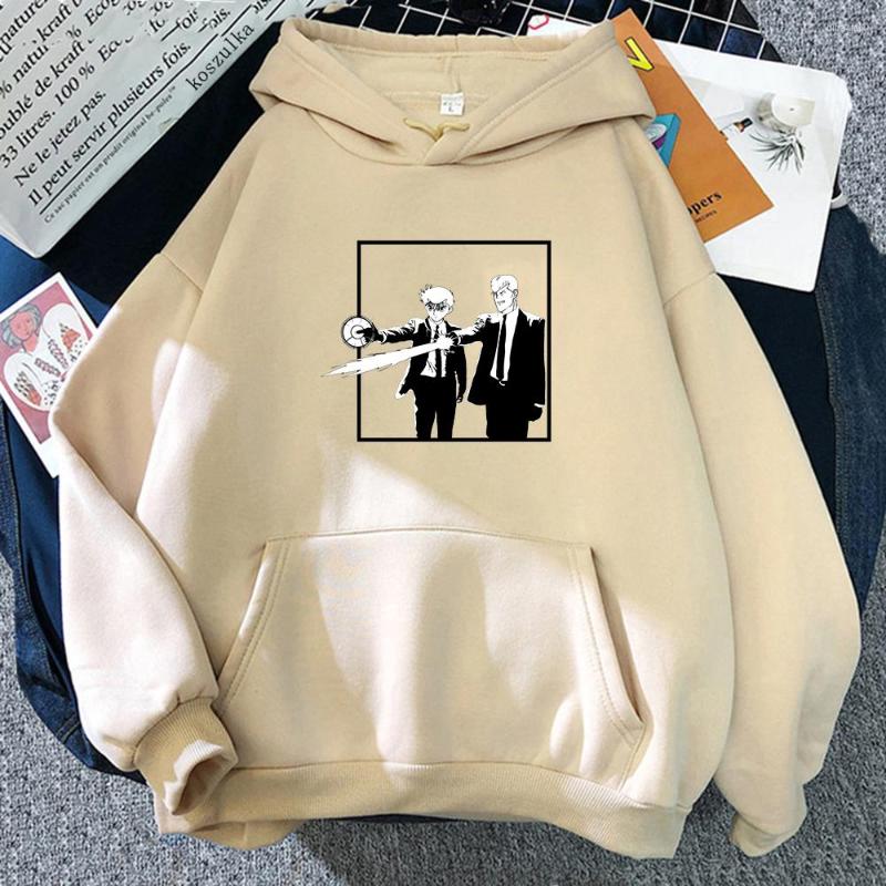 

Men's Hoodies Anime Yu Hakusho Loose Fleece Hoodie Graphics Men Clothing Cartoon Hiei & Kuwabara Pullover Swearshirts For Teens, 21184-8a