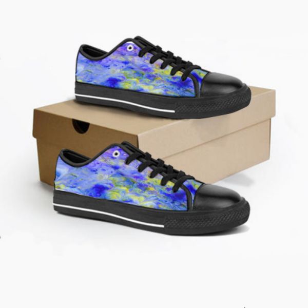 

Men Stitch Shoes Custom Sneakers Hand Painted Canvas Mens Womens Fashion Black White Low Cut Breathable Walking Jogging Trainer