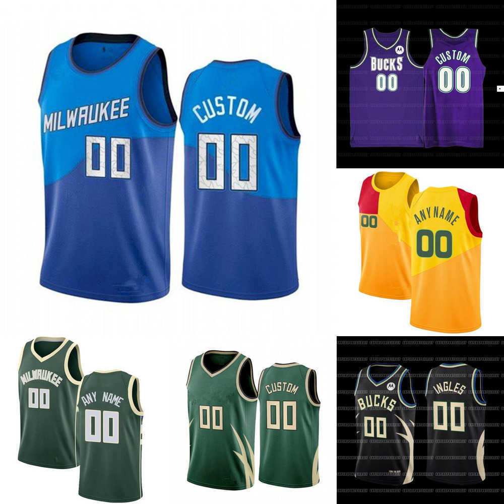 

Basketball Jersey Men Women Youth Milwaukee''Bucks''Custom Brook 11 Lopez Jrue 21 Holiday Khris 22 Middleton Giannis 34 Antetokounmpo Bobby 9 Portis, Color