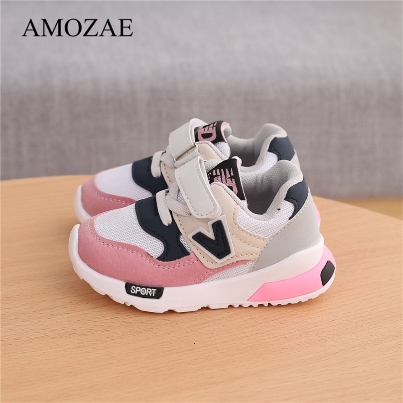 

Sneakers Spring Autumn Kids Shoes Baby Boys Girls Childrens Casual Breathable Soft AntiSlip Running Sports Size 2130 221113, Model 1 pink