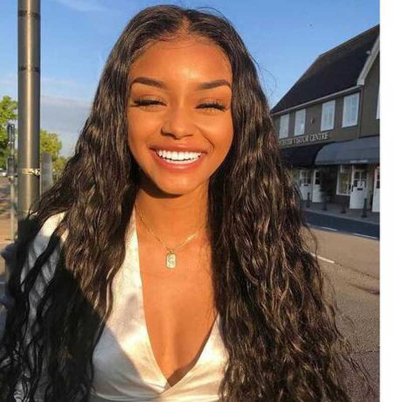 

Women's Hair Wigs Lace Synthetic Women's Fashion Wig Corn Perm Black Small Curly Hair Middle Bangs High Temperature Silk Head Cover