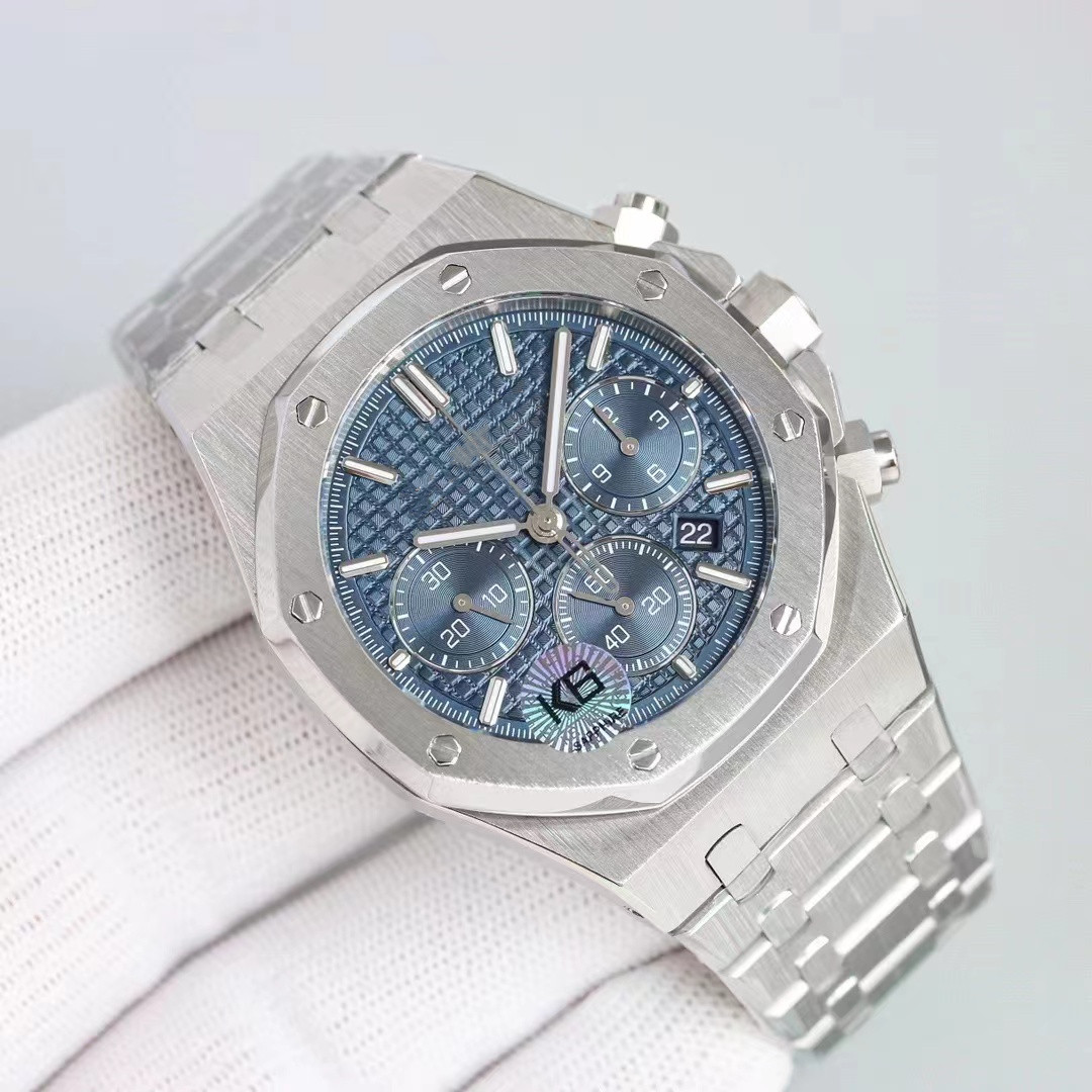 

Boutique Handkerchief 2022 New AP Men's Multi-Functional Chronograph Quartz watch Sapphire glass stainless steel strap 30 meters waterproof