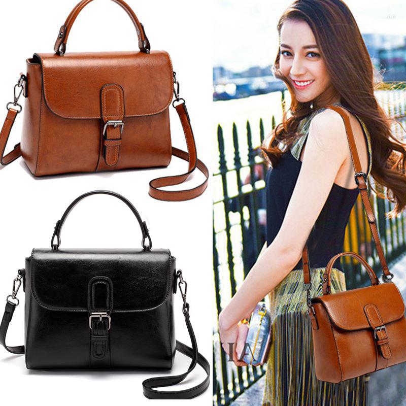 

Evening Bags Selling Ladies Messenger Genuine Leather Real Cow Handbags Women Crossbody Tote Handbag Shoulder Bag, Black
