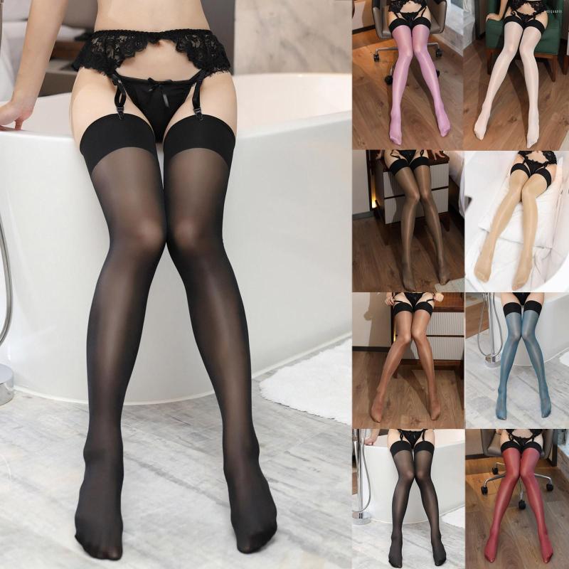 

Men's Socks 2022 Stockings Over The Knee Non-slip Transparent High Thigh Babydoll Sexy Lingerie Lace Legs Plus Size