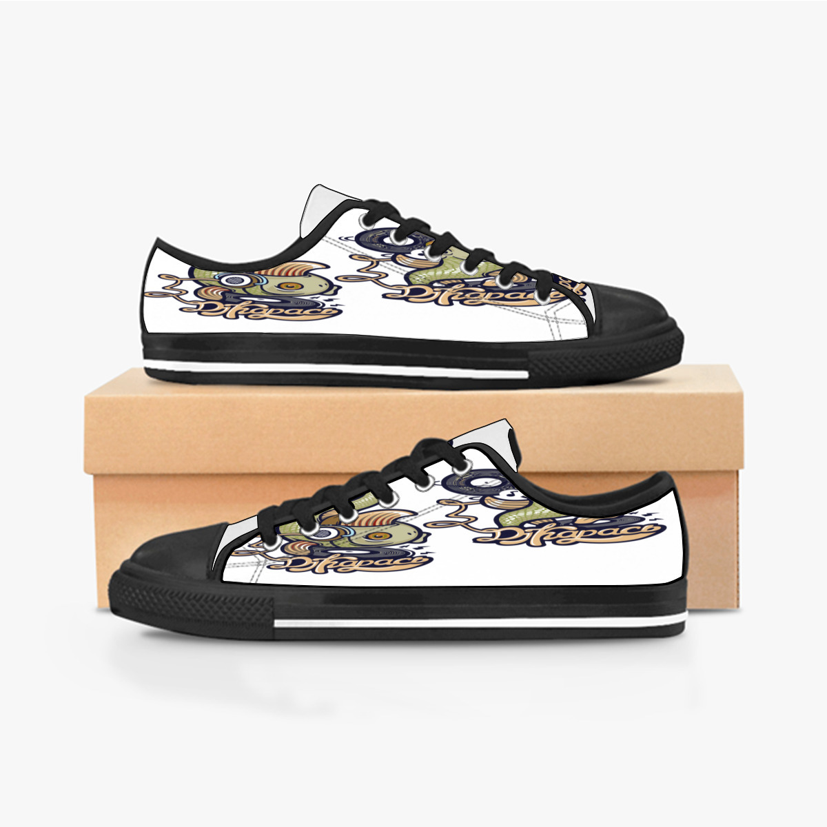 

DIY Custom shoes Classic Canvas Skateboard casual Accept triple black customization UV printing low Cut mens womens sports sneakers waterproof size 38-45 COLOR 7X