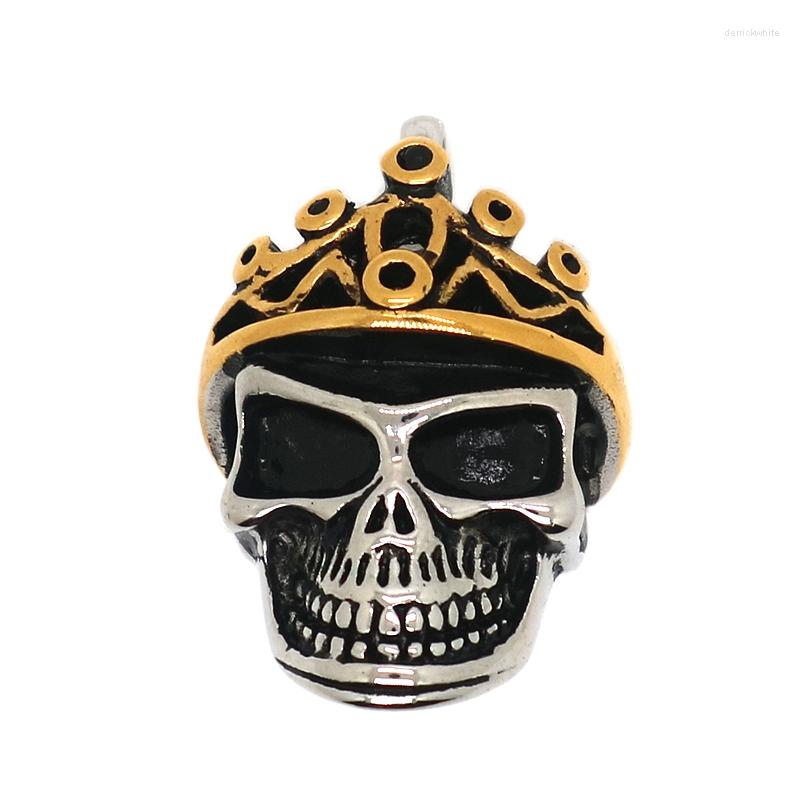 

Pendant Necklaces Unisex 316L Stainless Steel Cool King Skull Chian Est