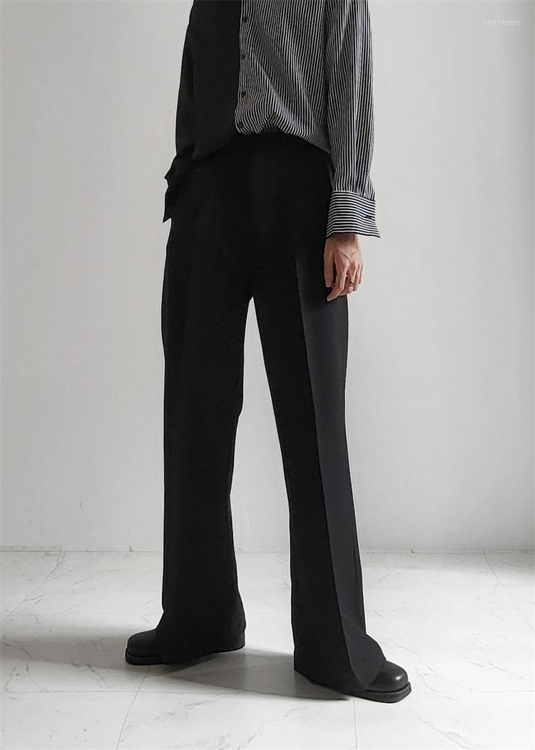 

Men' Pants Men' Casual Long Spring And Autumn Loose Straight Tube Boys' Korean Style Floor Dragging, Black