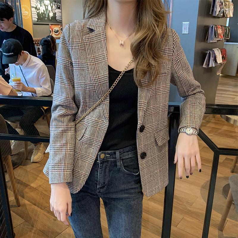 

Women' Suits 2022 Spring Autumn Winter Women Fashion Casual Ladies Work Wear Nice Jacket Woman Female OL Suit, Camel