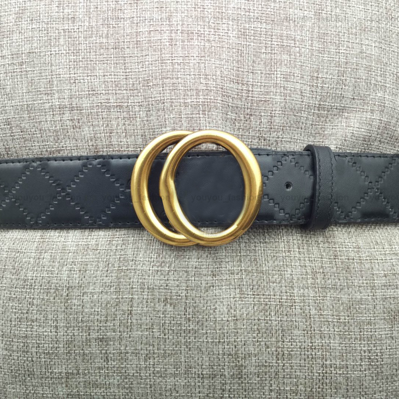 

Fashion Designer Belts For Women Genuine Leather Men Luxury Belt Classic Letter Width 38mm Waistband Buckle Cowskin Belt G Ceintura, Black