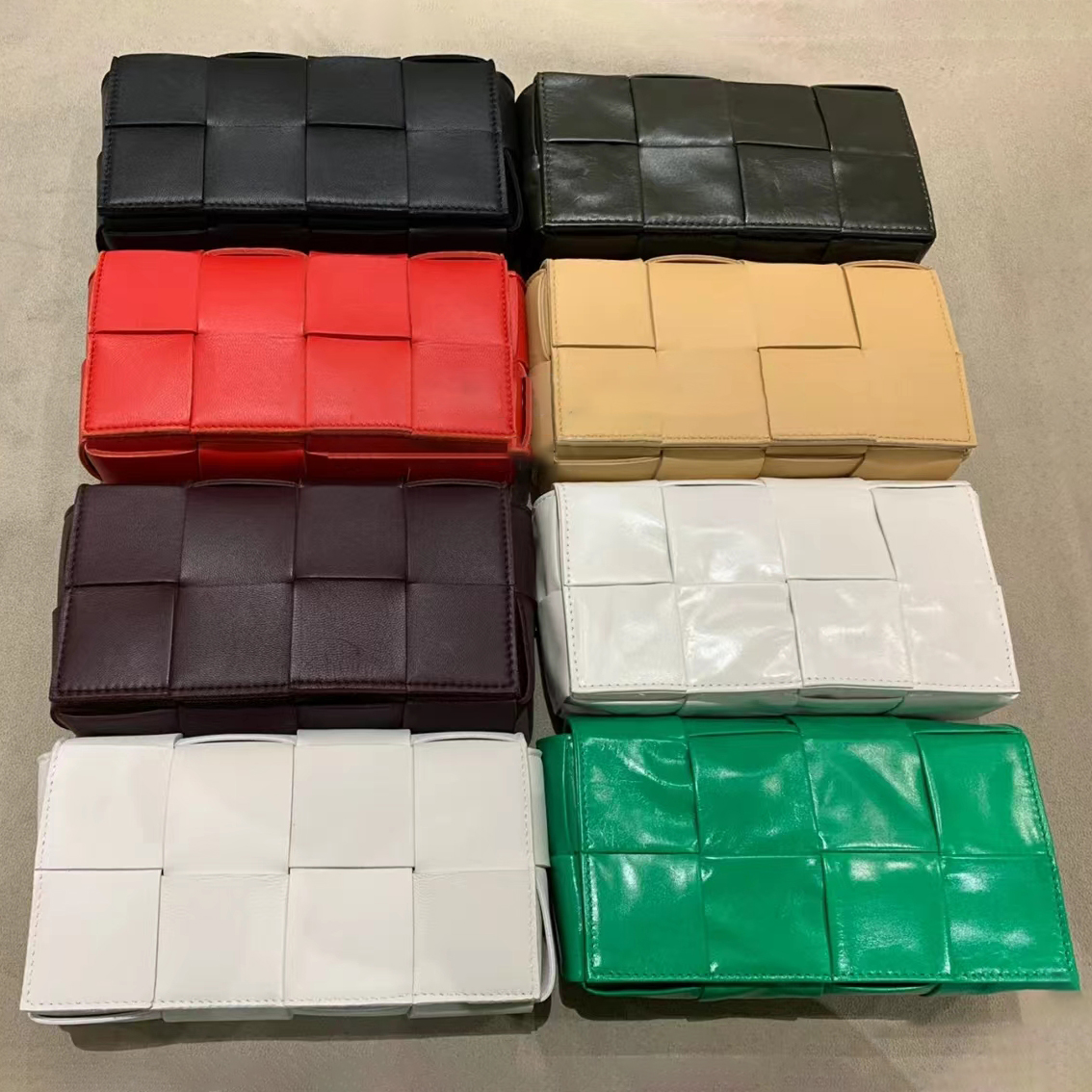 

5A quality botega cassette Shoulder bag Luxurys Designers Totes Genuine leather CrossBody Alpin mens Bags womens hangbag fashion envelope city classic flap travel, Light green