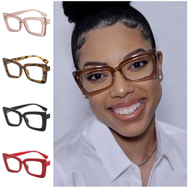 

Sunglasses Anti-Blue Light Eyeglasses Personality Unisex Eyewear Retro Spectacles Oversize Frame Clear Lens Glasses