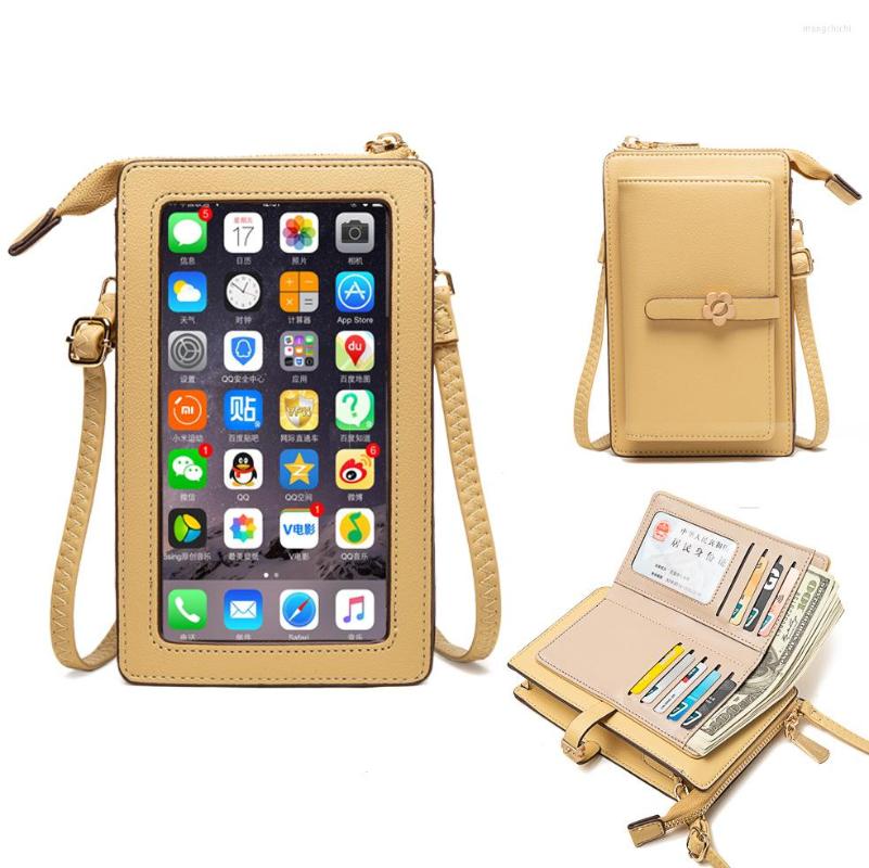 

Evening Bags Fashion Brand Multifunction Single Shoulder Pocket Wallet Pouch Case Bag Messenger Card Cell Phone Pocke Purse, Black