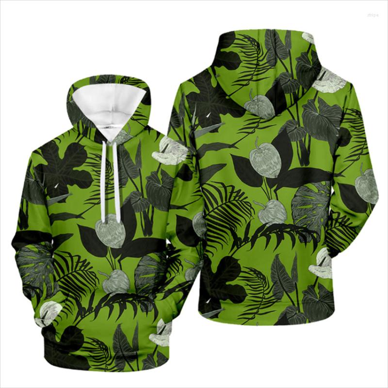 

Men' Hoodies Men' European And American Spring Lucky Grass 3D Digital Print Loose Hoodie Women' Casual, Wy67287