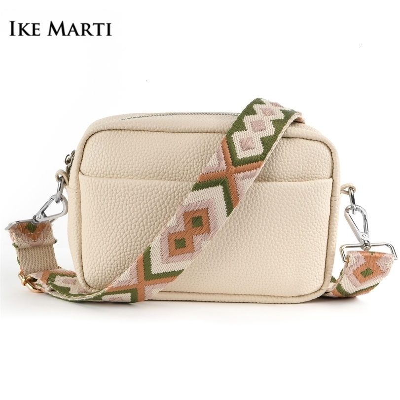 

Evening Bags IKE MARTI Solid Classic Purses and Handbags Women Wide Fabric Strap Crossbody Bag Ladies Luxury Daily Use Zipper Shoulder 221114, 1 pcs