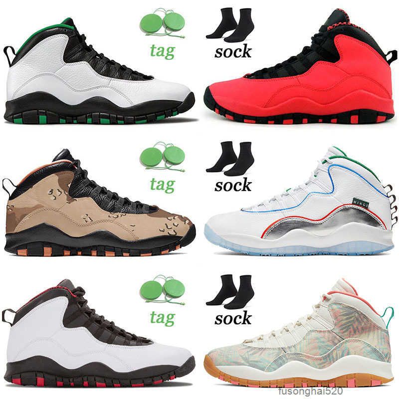 

Top Fashion 2022 Basketball Shoes Mens Womens Jumpman Powder Blue Fusion Red Wings Jorden 10 10s Steel Grey Cement Trainers JORDON, A13 gs fusion red