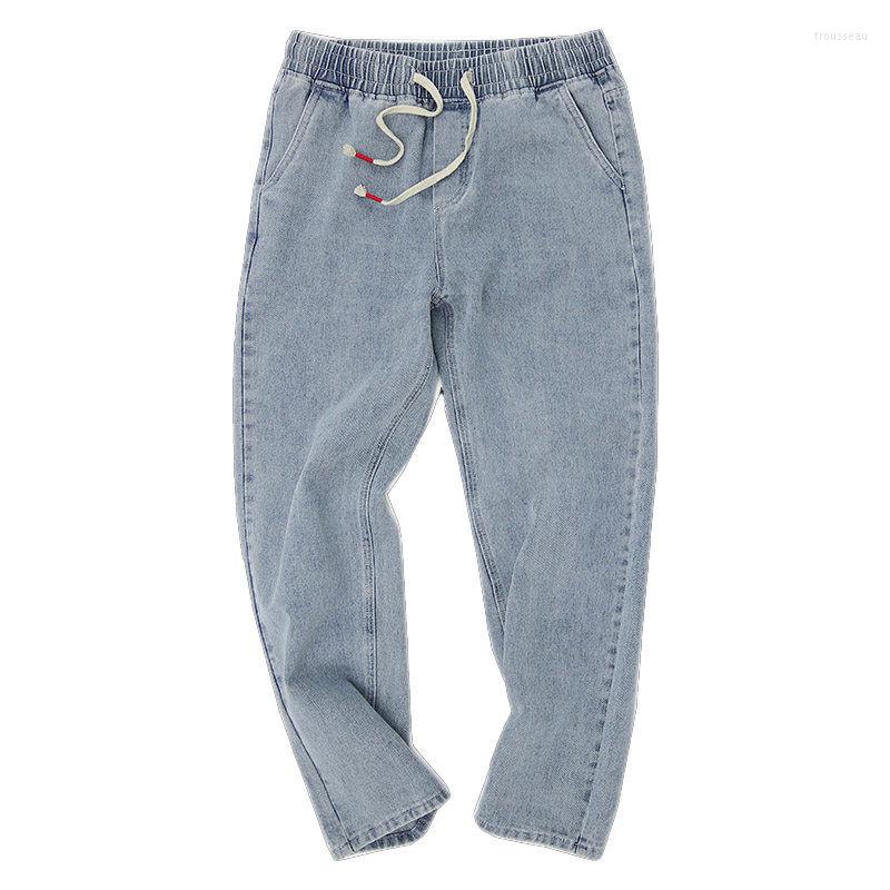 

Men' Pants 2022 Spring Autumn Men' Jeans Denim Men Streetwear Blue Joggers Straight Jean Trousers 3XL Y764, Blue 212