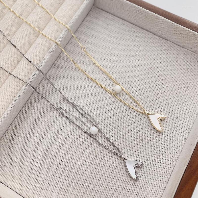 

Choker 2022 Silver Color Chic Korean Simple Casual Pendant Necklace Party Jewelry