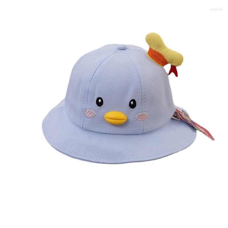 

Hats Super Cute Cartoon Children's Bucket Hat 2022 Spring Baby Thin Section Sunshade Sunscreen Fisherman Cap Fashion All-match