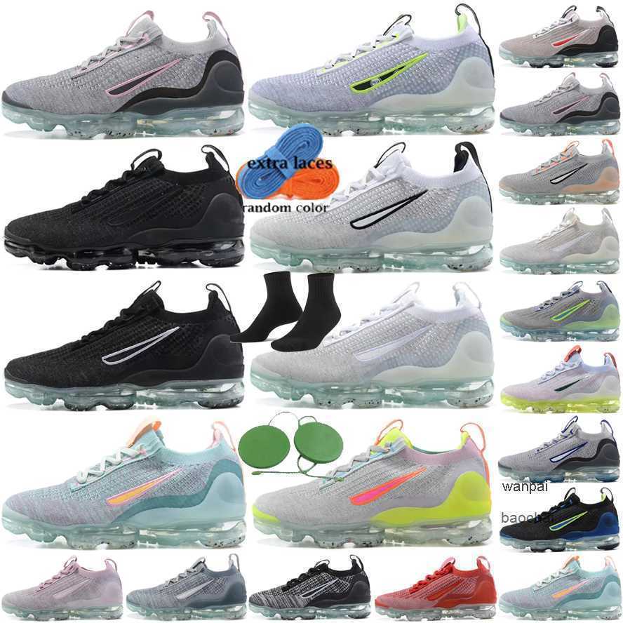 

2023 Running Shoes Sports Shoe Trainer Sneakers White Triple Black Knit Summit Game Royal Oreo Metallic Silver Neon Volt Light Bone For Men, Color # 4
