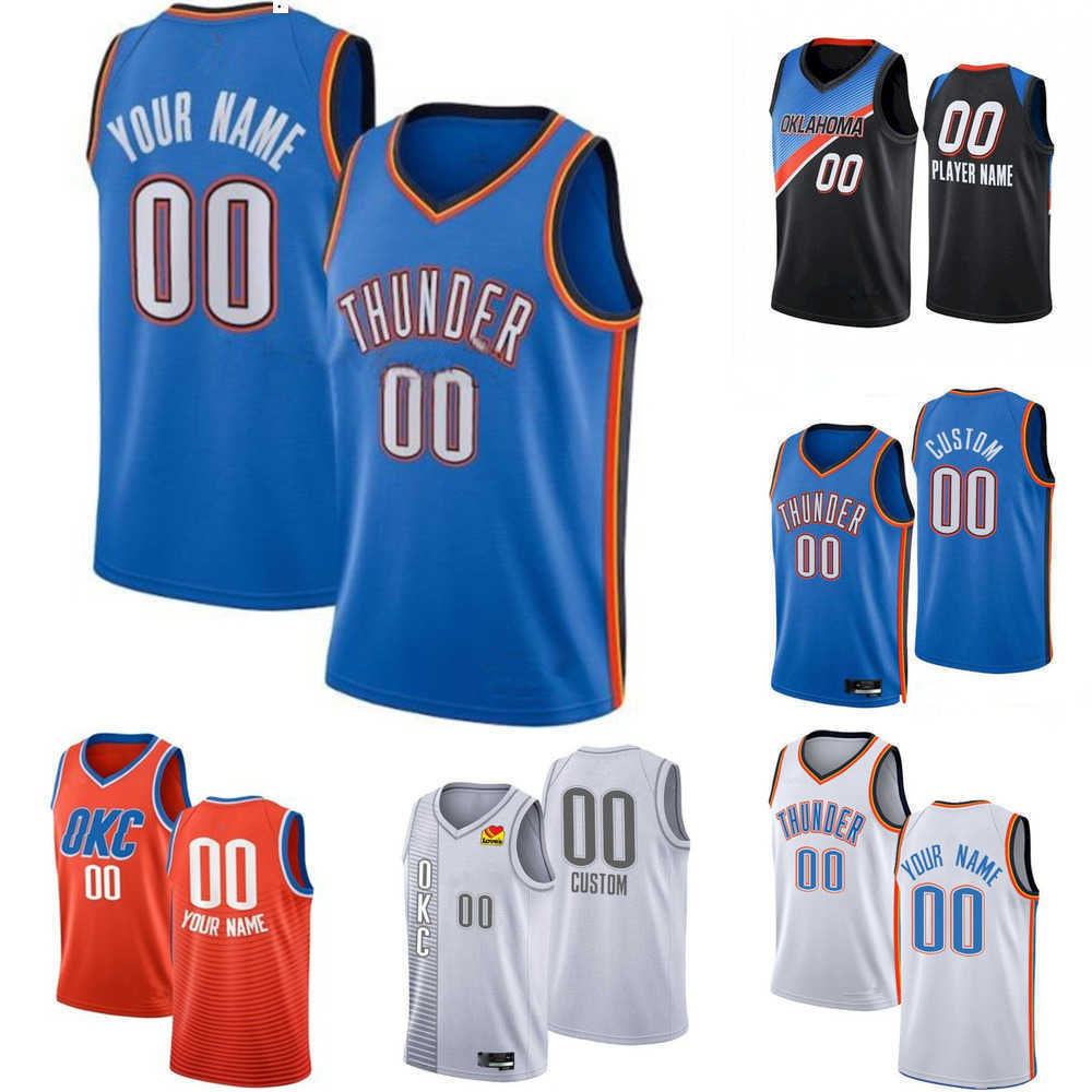 

Basketball Jerseys Men Women Youth Oklahoma''City Thunder''Custom 34 Kenrich Williams 50 Jeremiah Robinson-Earl 8 Jalen Williams 97 Eugene Omoruyi 13 Ousmane Dieng, Color