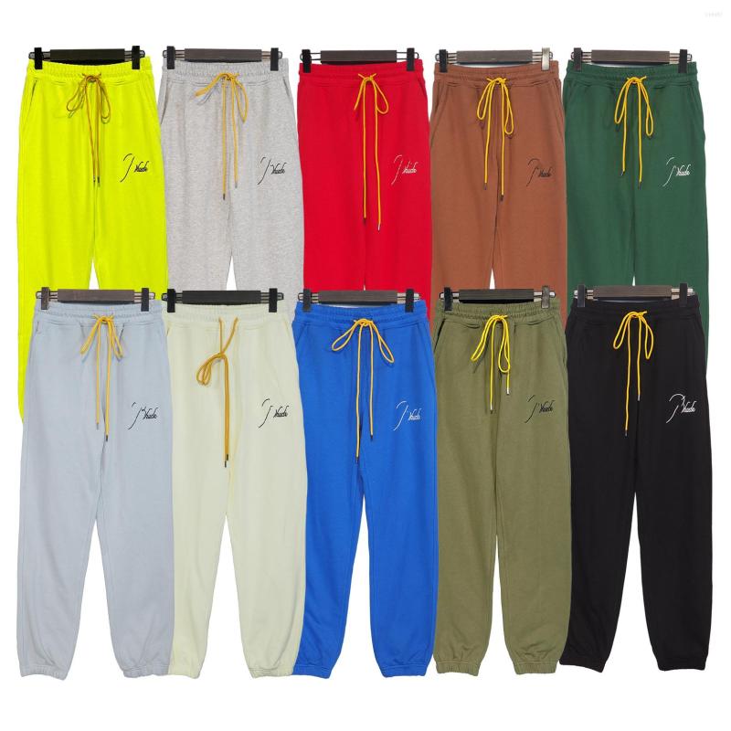 

Men' Pants Sweatpants Men Women Drawstring Embroidery Logo Jogger Trousers Casual