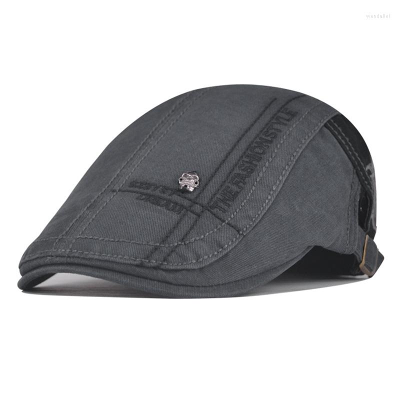 

Berets Cotton Men And Women Spring Summer Autumn Outdoor Tourism Sunshade Personality Style Forward Cap Visors