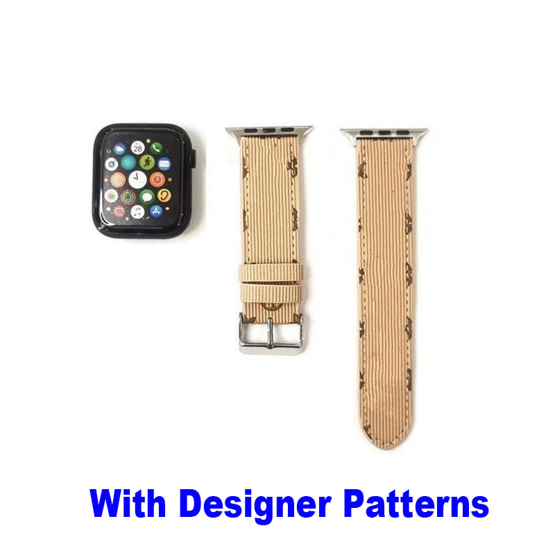 

Compatible with Apple Watch Band Straps 49mm 45mm 44mm 42mm 41mm 40mm 38mm Business Pu Leathr Fashion L Designer Watchband for iWatch Strap Ultra SE Series 8 7 6 5 4 3 2 1