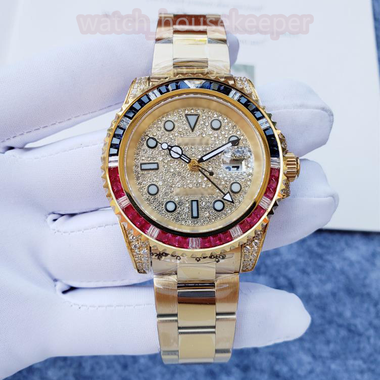 

Mechanical Classic Men's Watch 41mm Stainless Steel 904L Calendar Sapphire Glass Waterproof Diamond Style Watch, Tool