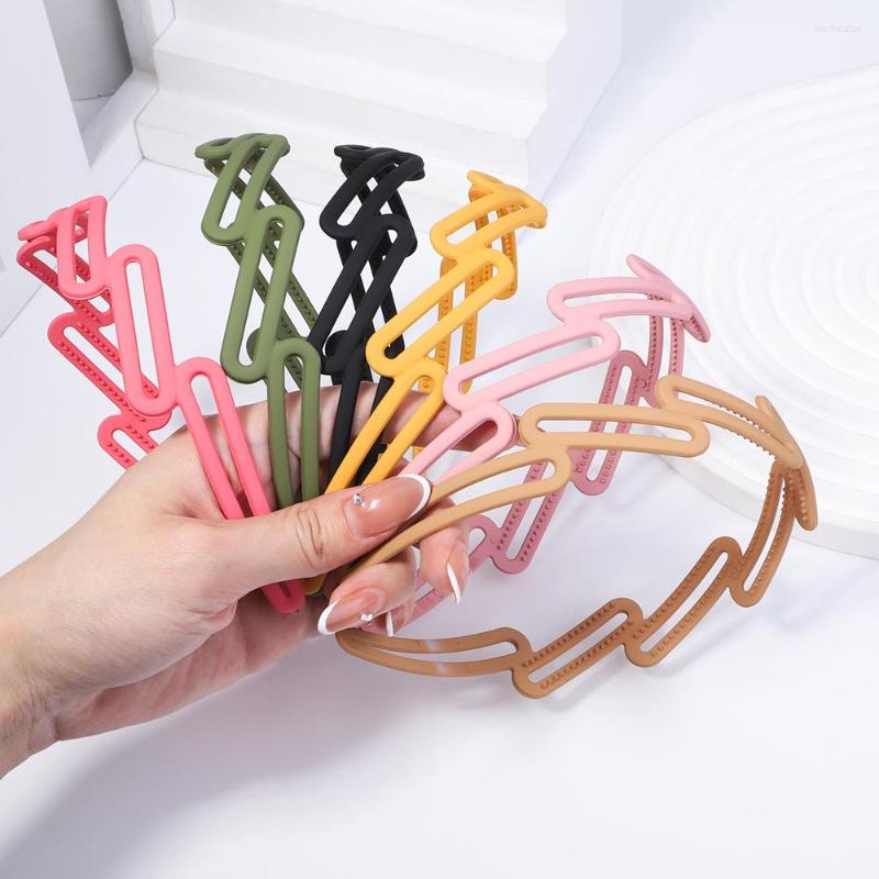 

Hair Accessories 2022 Selling Styles Fashion Wave Resin All-match Scrub Wavy Band Headband For Women Girl Headwear, 39