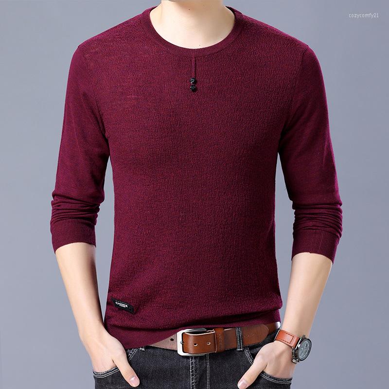 

Men' Sweaters MRMT 2022 Brand Spring Men' Long-sleeved Sweater Pullover T-shirt For Male Tops Casual Solid Color, Black