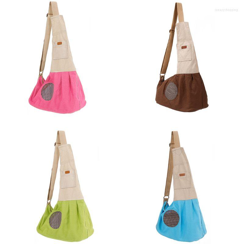 

Duffel Bags Buckle With Breathable Mesh Adjustable Pet Bag Portable Shoulder Slung Zipper Multi-Purpose Backpack, Green