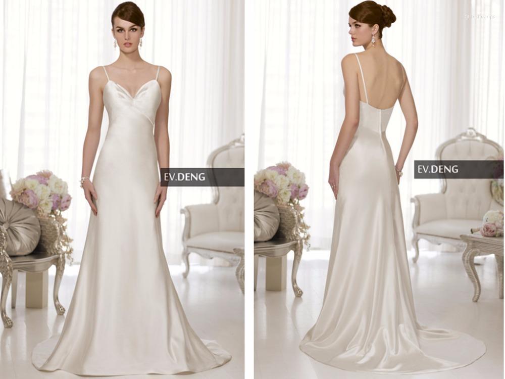 

Wedding Dress Sexy Backless 2022 Custom-made Simplicity Vestido De Noiva Casamento Bridal Gown, White