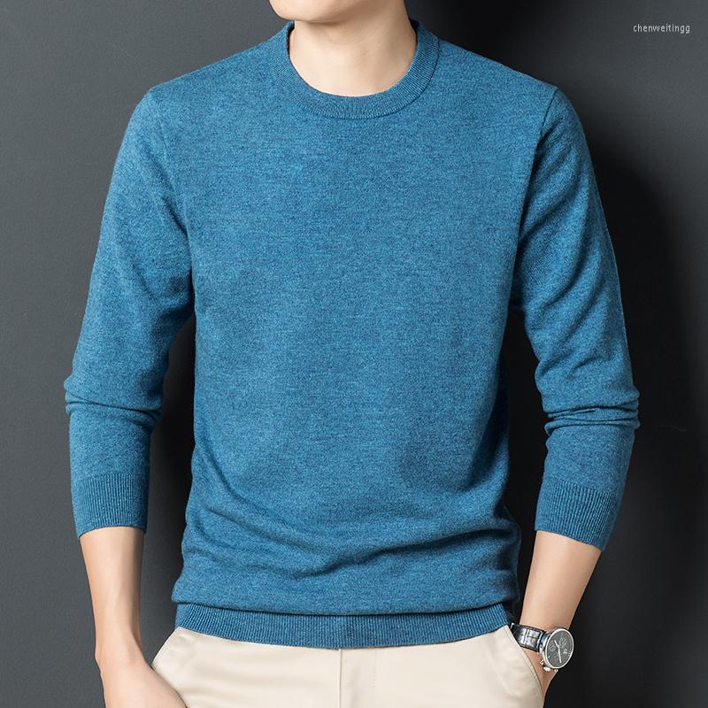 

Men' Sweaters Men Wool Sweater 2022 Autumn Winter O-neck Knitted Jumper Soft Man Cashmere Pullovers, Black