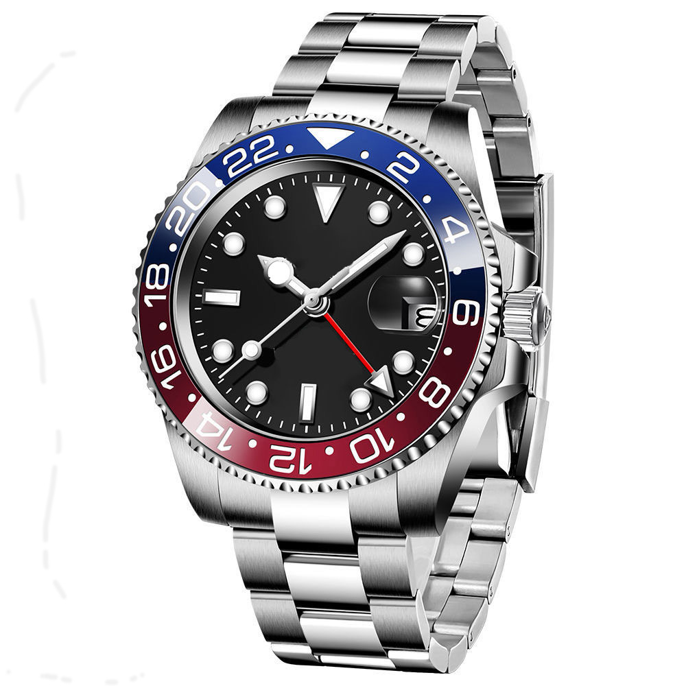 

man watch with box luxury automatic watchs for men watches boss classic wristwatches style Stainless Steel 41MM Gold Luminous sapphire wristwatches dhgates, S7