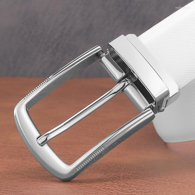 

Belts High Quality Black Belt Men's Exquisite Name Leather Designer 2022, White