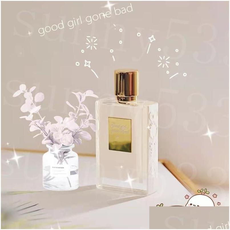 

Perfume Bottle Highend Women Per Bamboo Harmony Angels Share Rose On Ice Rolling In Love Good Girl Gone Bad Lady Spray 50Ml Edt Edp Dhrcf