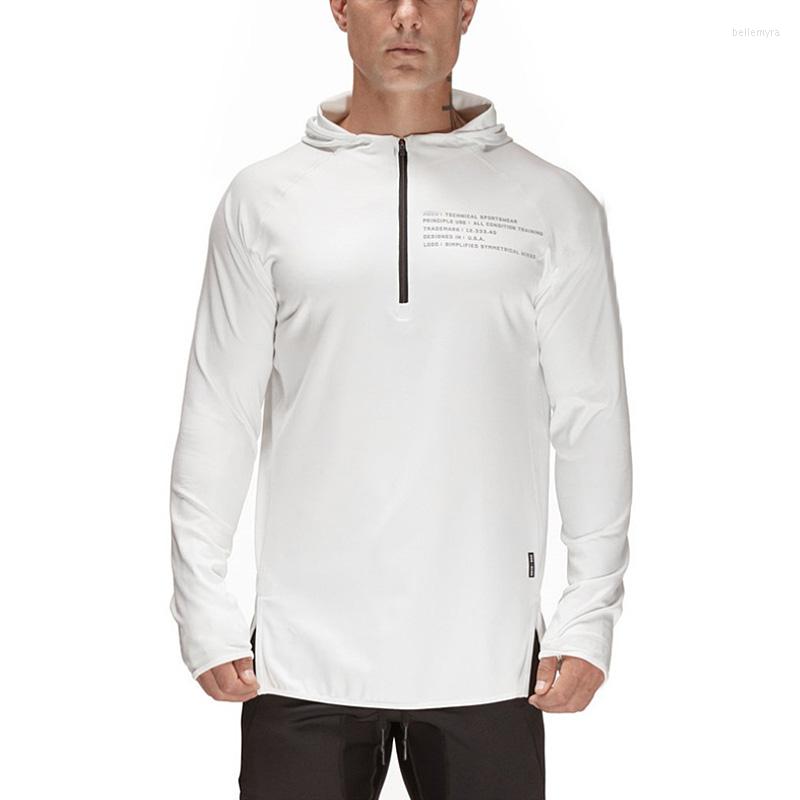 

Men's Hoodies Fitness Hooded Sportswear Gym Running Training Sweatshirt Jogging Hoodie Casual Jacket Male Pullover Coat, Gray