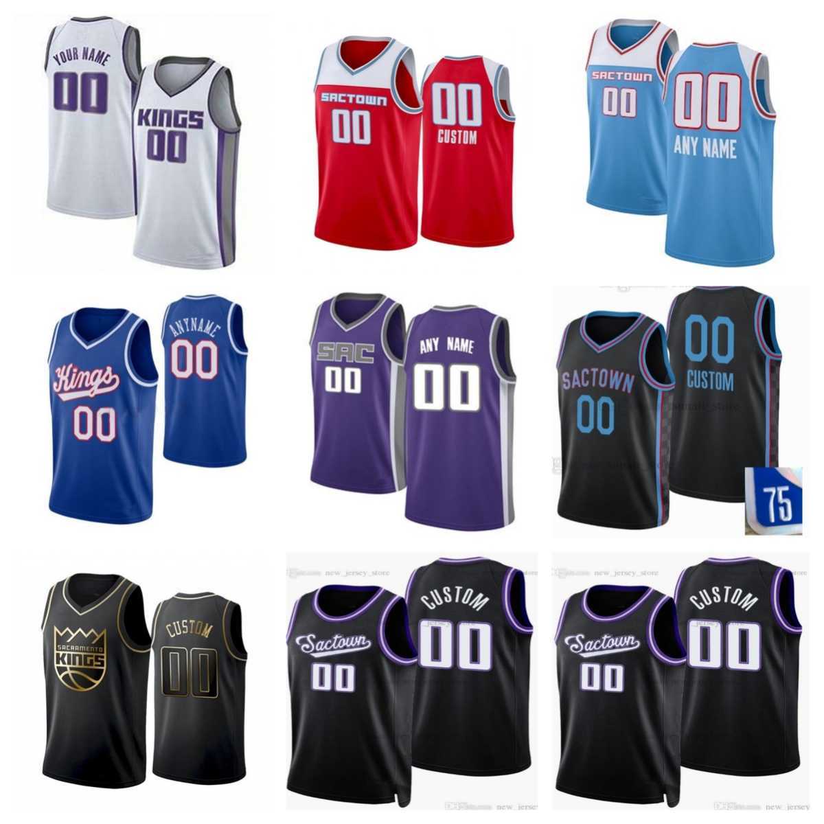 

Basketball Jerseys 75th Mens Womens Youth Sacramento''Kings''23 King Alex 25 Len Terence 3 Davis 30 Damian Jones 55 Justin Robinson Custom, Color
