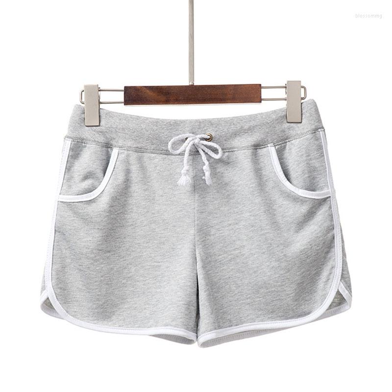 

Women's Shorts AECU Women Casual Cotton Pants Loose Waist Running Fitness Pajamas Home Sleep Solid Underwear Breathable, Black