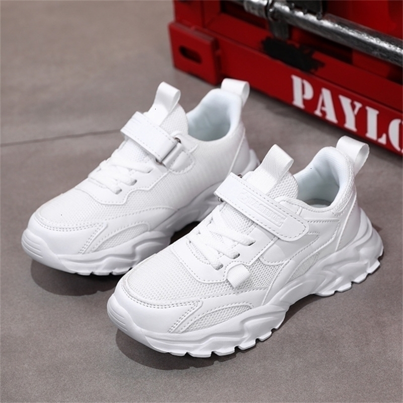 

Sneakers w03 Childrens shoes spring autumn childrens white leather breathable boys girls casual student 221113