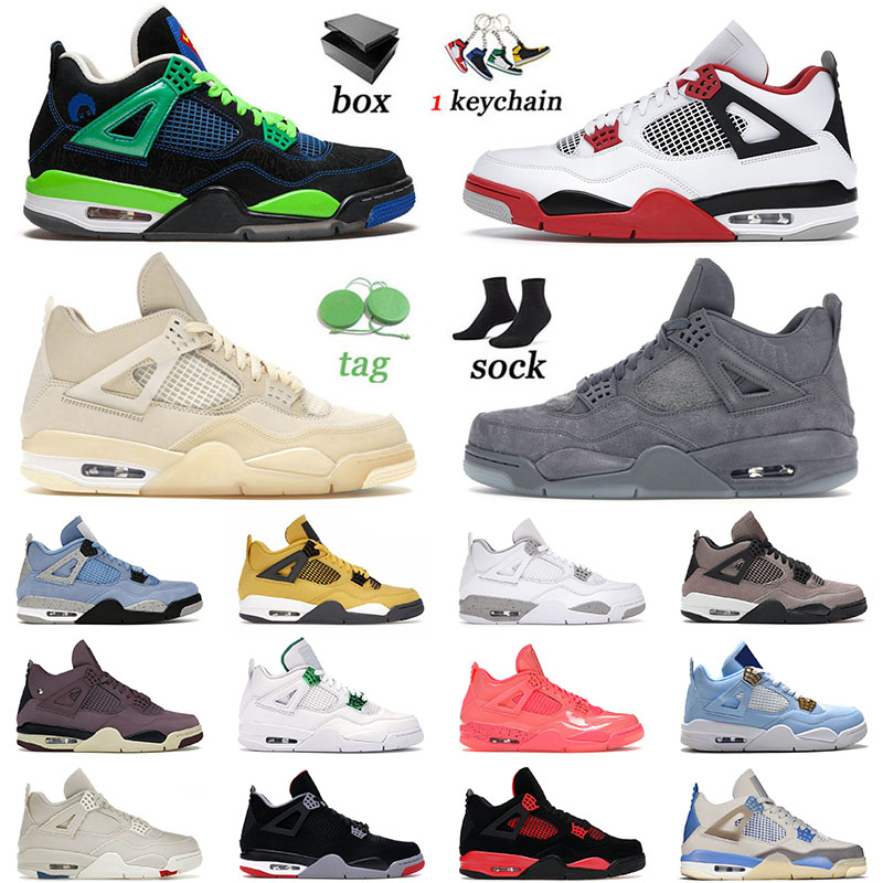 

2023 Jumpman 4 Jorden basketball Shoes 4s IV OG Sneakers Doernbecher Kaws Grey Jorda Military Black Jorden Offs White Sail Trainers, C5 canvas 36-47