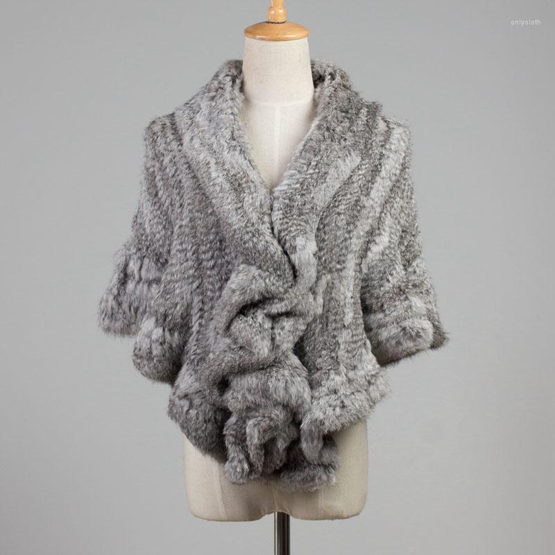 

Scarves Women Winter Real Fur Shawl With Wave Cut Fashion Wholesale Thick Warm Female Natural Wrap Hooks