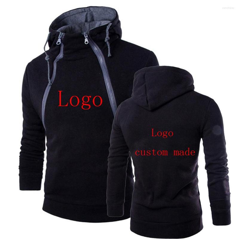 

Men' Hoodies Logo Custom Made Academia Leisure Men Pullover Brand Hooded Classic Tracksuit Warm Slim Customize Tops Sweatshirts