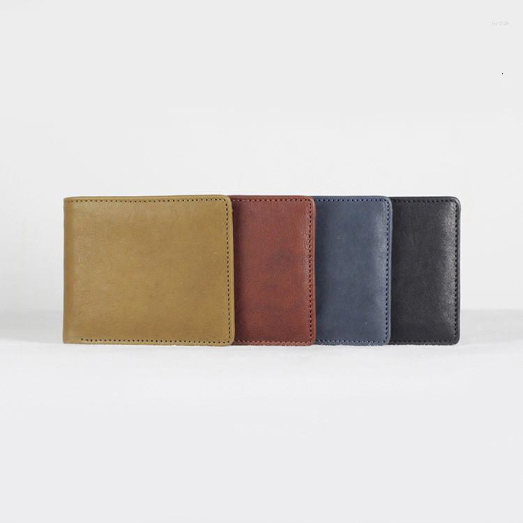 

Wallets 245-1 Cow Leather Women Short Wallet Folder Card Holder Coin Purse, 245-2