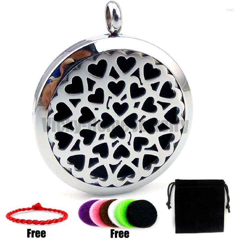

Pendant Necklaces Full Love Essential Oils Diffuser Locket With Free Pads / Necklace