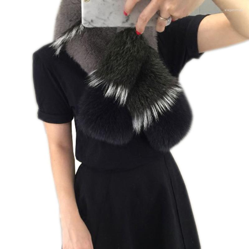

Scarves Women Real Fur Scarf 2022 Genuine Shawl Winter Warm Wraps