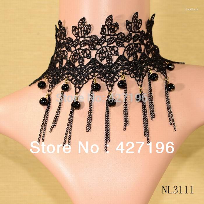 

Choker Fashion Lace Necklace Retro Style 18 Types Mix Black And White Women