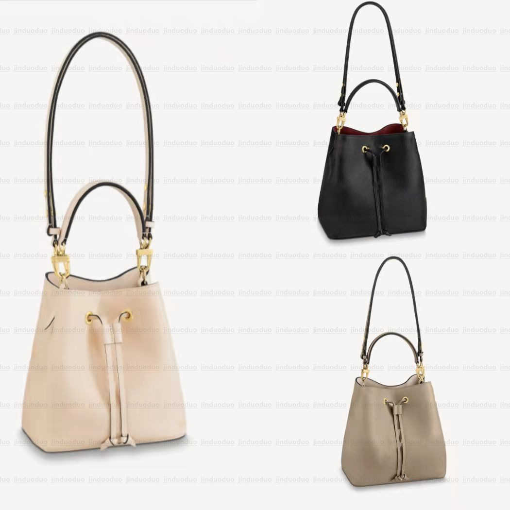 

Luxury Designer Lvity Top quality Genuine Leather Women's Drawstring fashion Shoulder Bag tote NEONOE Crossbody embossed Bags handbags free Wallet JP1RATY4, Blue