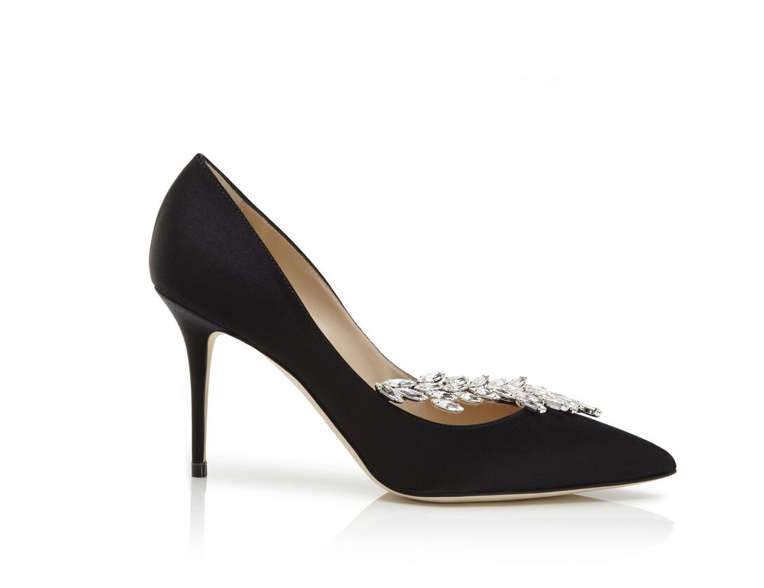 

Top Luxury Sacaria Dress Wedding Shoes NADIRA pumps Pearl-Embellished Satin Platform Sandals Elegant Women White Bride Pearls High Heels Ladies Pumps EU35-43